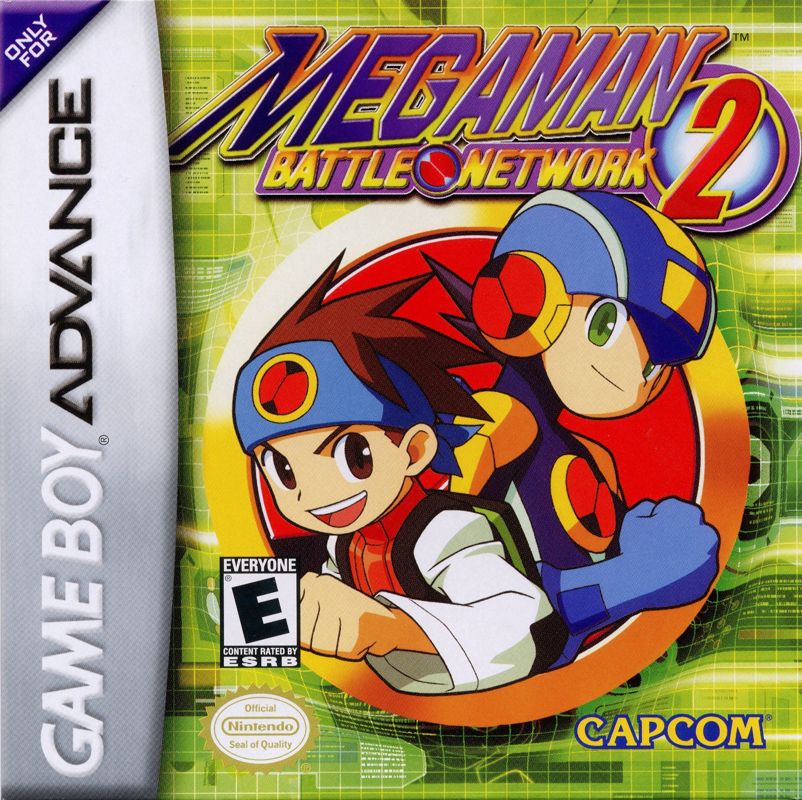 Mega Man Battle Network 2 box art for GameBoy Advance